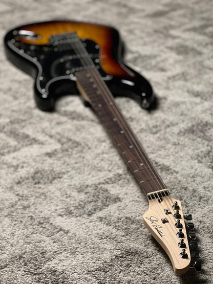 SLX Hawk Classic Essentials 22 HSS with Rosewood FB in in 3-Tone Sunburst