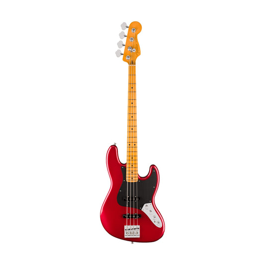 Fender American Ultra II Jazz Bass with Maple FB in Sinister Red
