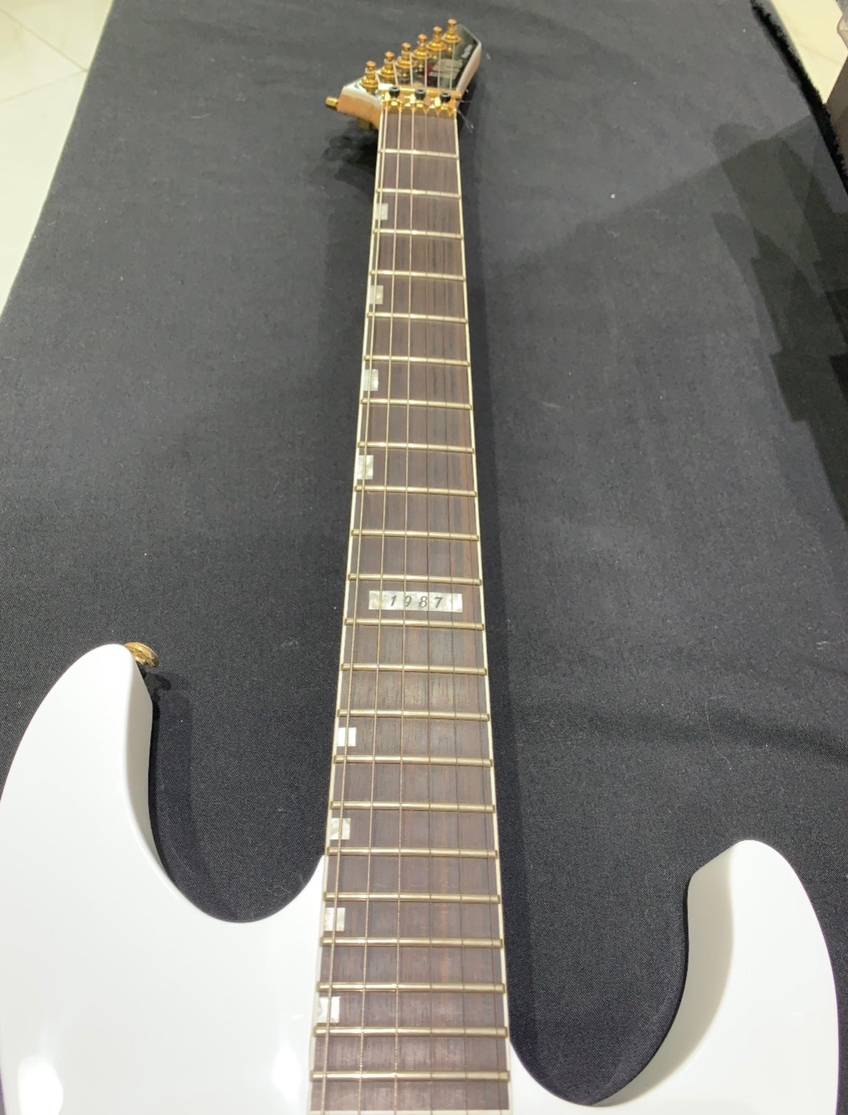 ESP LTD Mirage Deluxe '87 in Snow White