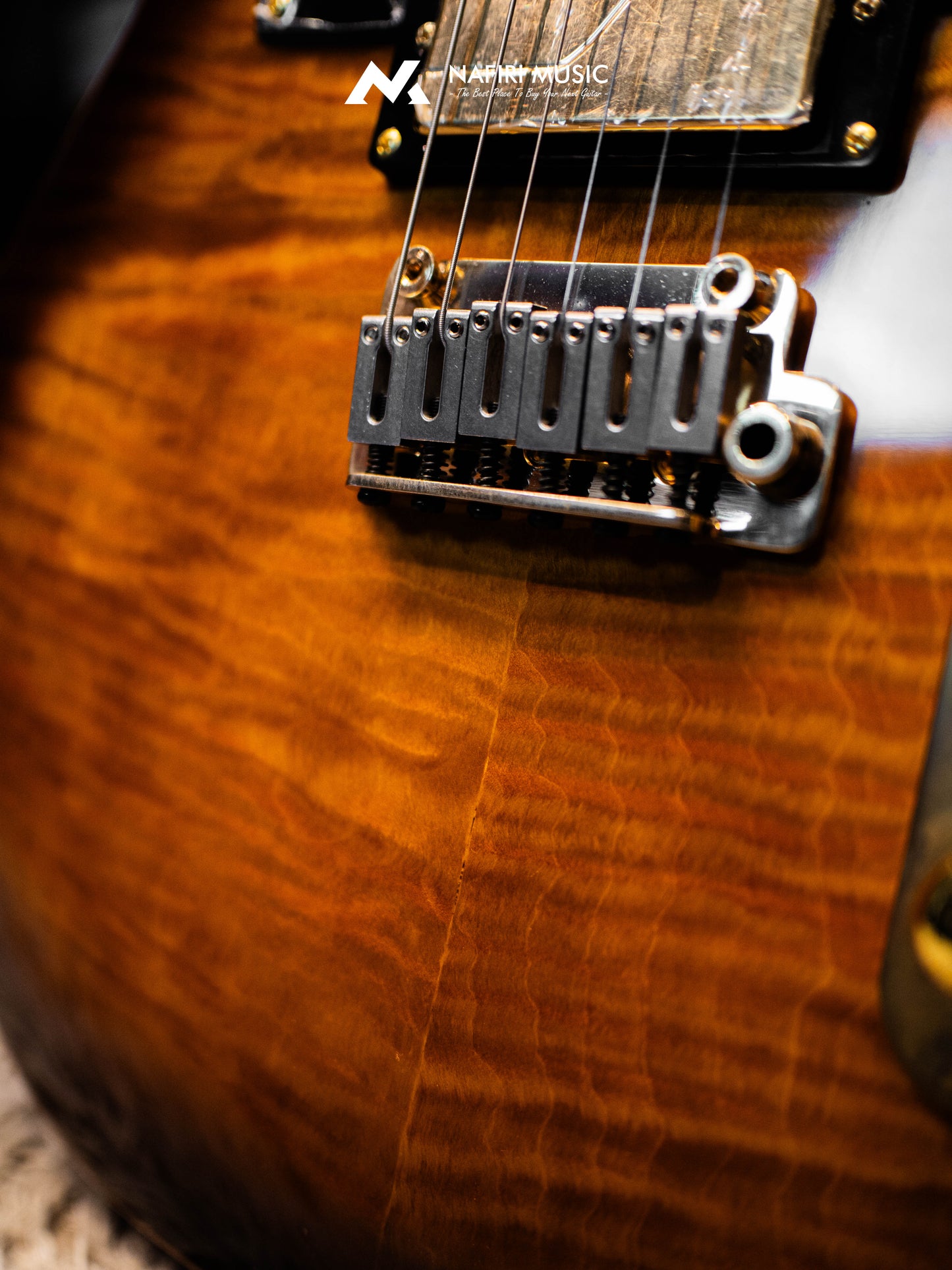 Soloking MT-1 FM 24 Deluxe HH MOD Fishman Fluence Gold in Shaded Edgeburst Nafiri Special Run