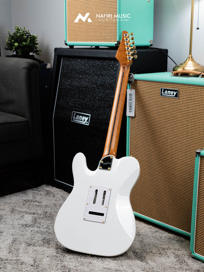 Soloking MT-1 Custom 24 FMN Elite with Flame Neck in Larimar Nafiri Special Run