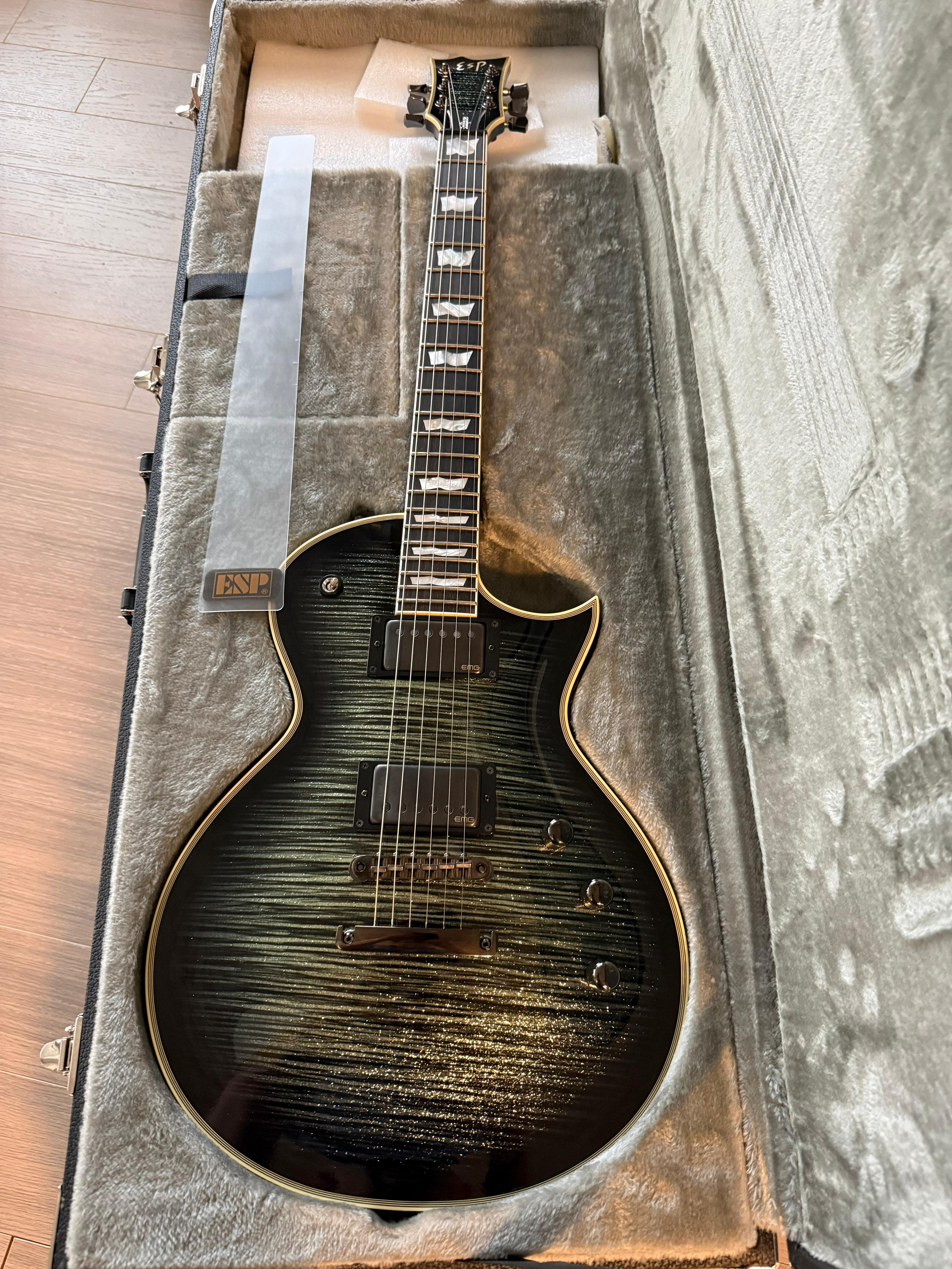 ESP Original Eclipse CTM DB in Glitter Storm Black – nafiriguitar.com