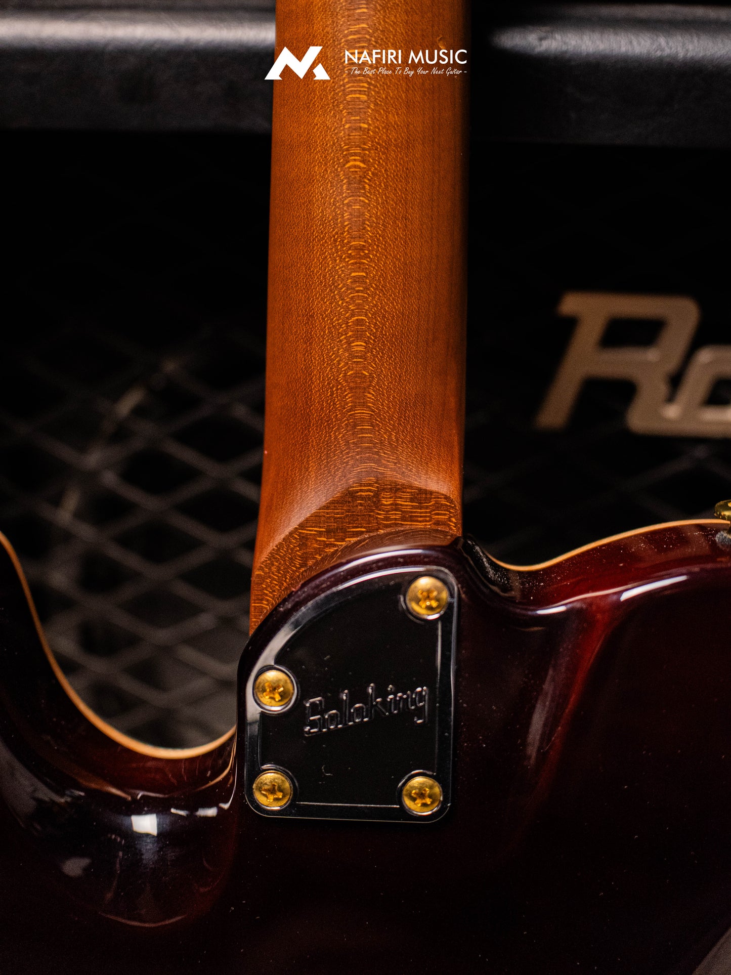 Soloking MT-1 FM 24 Deluxe HH MOD Fishman Fluence Gold in Shaded Edgeburst Nafiri Special Run