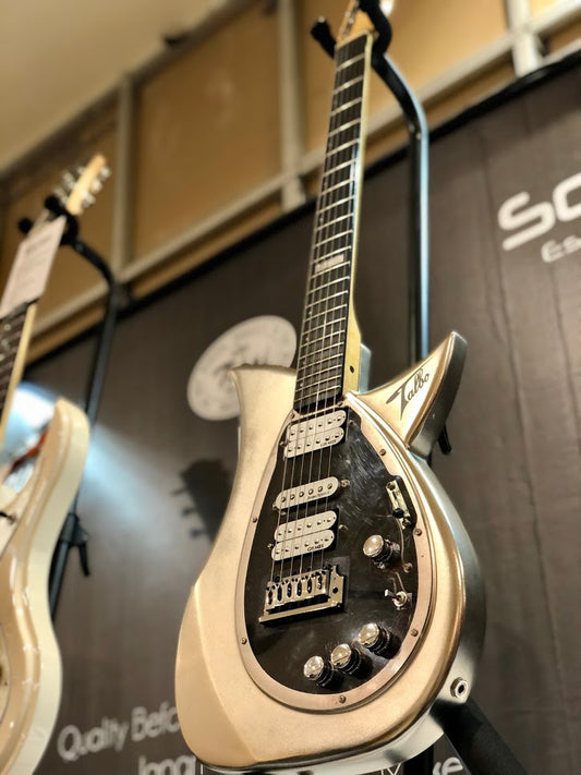 Tokai Talbo Blazing Fire 50th Anniversary in Silver Custom Shop