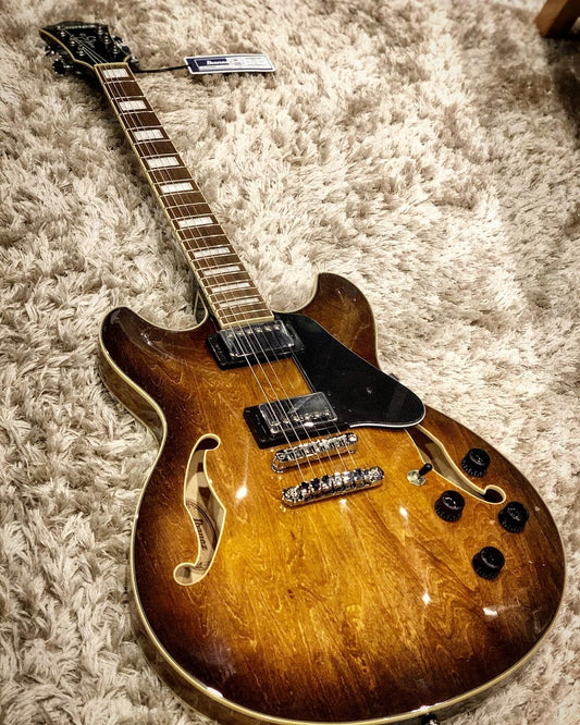 Ibanez AS73 Electric Guitar in Tobacco Brown
