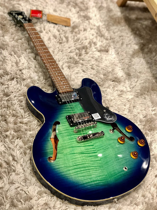 Epiphone Dot Deluxe - Aquamarine