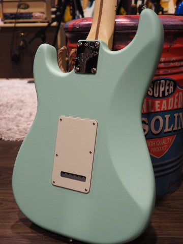 Fender American Performer Stratocaster HSS Maple FB in Satin Surf Green