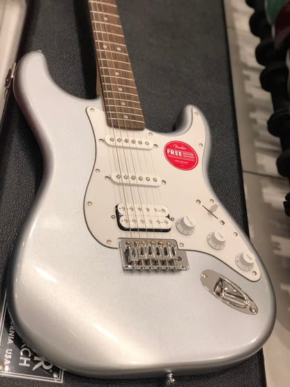 Squier Affinity Stratocaster HSS in Slick Silver with laurel FB