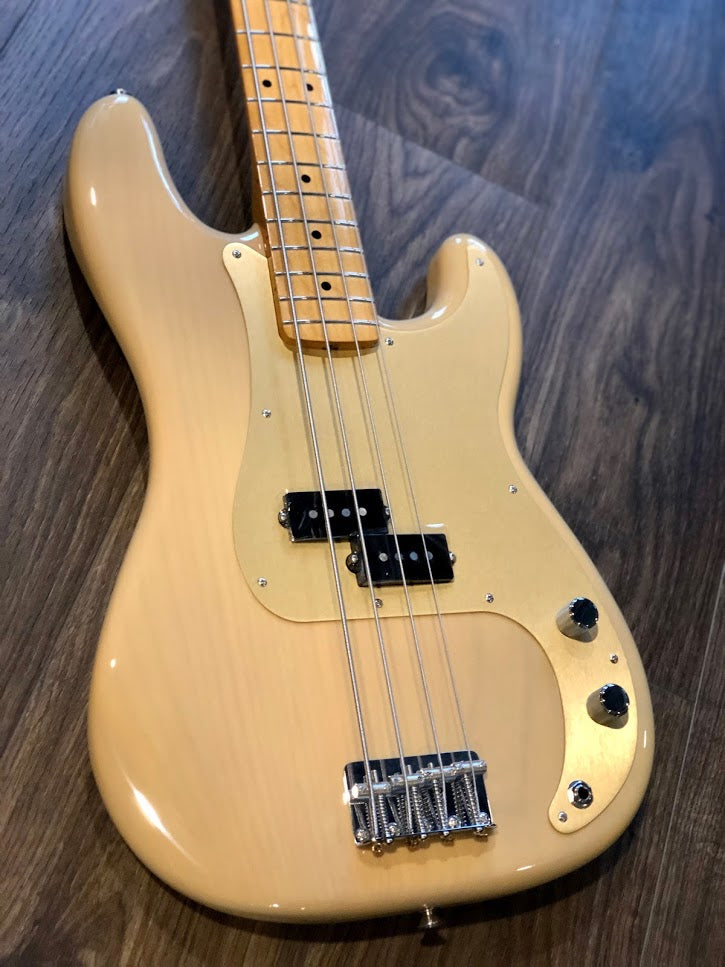 Fender Vintera `50s Precision Bass - สีบลอนด์วินเทจ