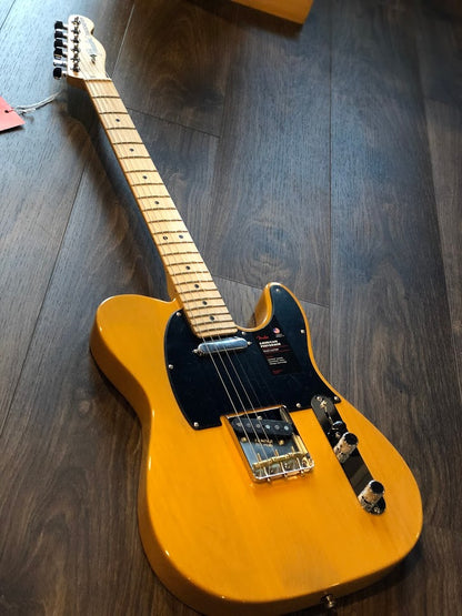 Fender Limited Edition นักแสดงชาวอเมริกัน Telecaster Maple FB สี Butterscotch Blonde