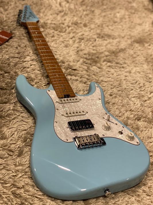 Soloking MS-1 Classic in Daphne Blue and Roasted Maple FB