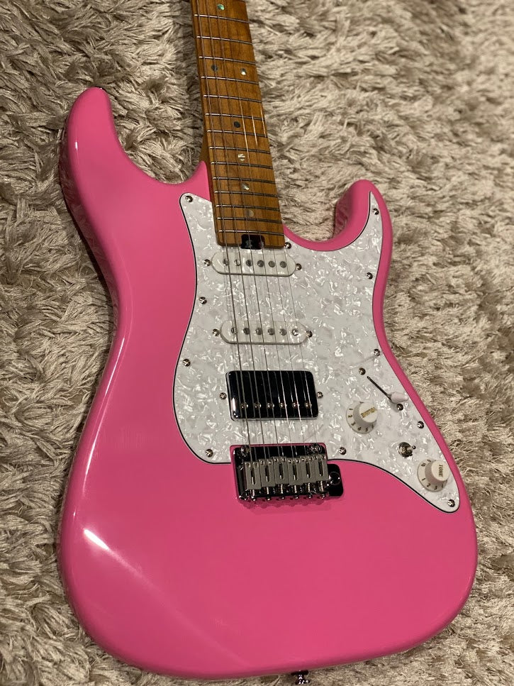 Soloking MS-1 Classic in Shelby Pink with Roasted Maple Neck
