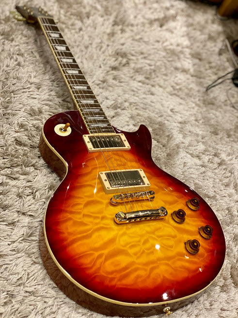 Tokai Love Rock Japan LS-135Q Heritage Dark Cherry with Gold Hardware Limited Edition