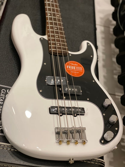 Squier Affinity Precision Bass PJ - Olympic White with Laurel FB
