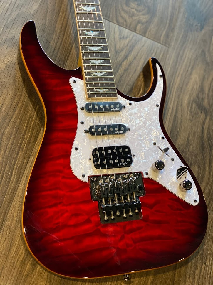 Schecter Banshee-6 FR Extreme in Black Cherry Burst – nafiriguitar.com