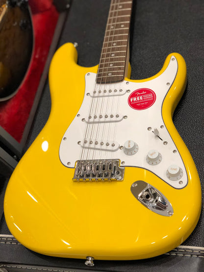 Squier Affinity Stratocaster in Graffiti Yellow