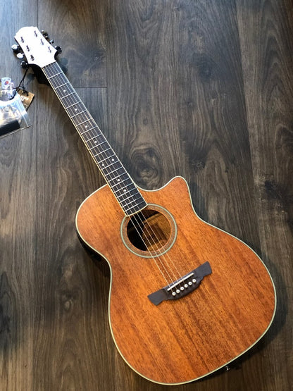 Crafter TE 6MH/BR Acoustic Electric in Natural Mahogany