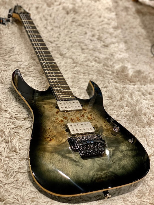 กีตาร์ Ibanez Premium Series RG1120PBZ สี Charcoal Black Burst
