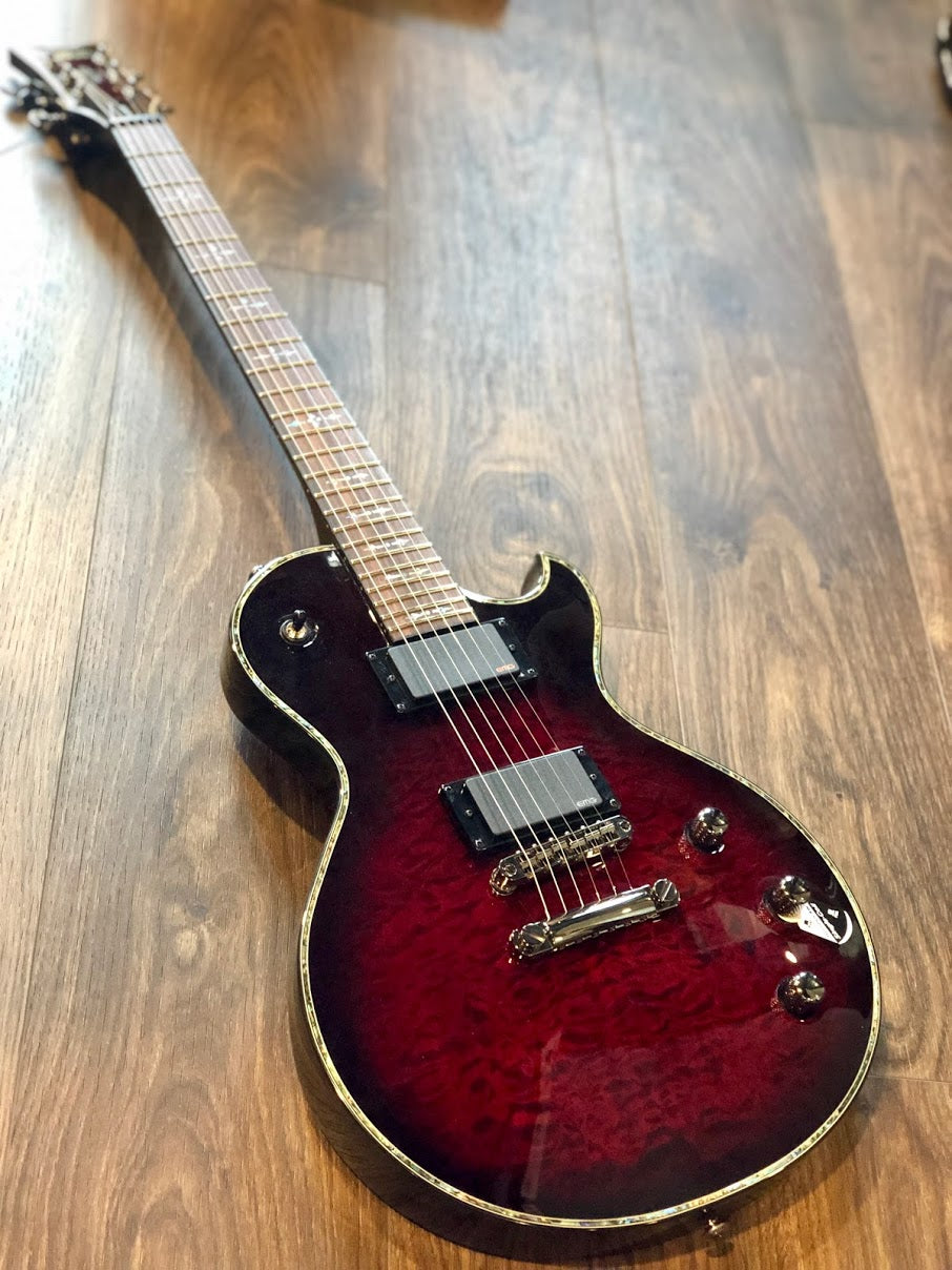 Schecter Hellraiser Solo-II in Black Cherry Burst