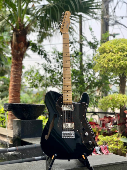 Tokai Japan Custom Shop TTE-200 Thinline Breezysound in Black