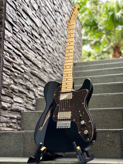Tokai Japan Custom Shop TTE-200 Thinline Breezysound in Black