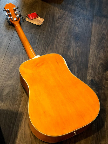 Epiphone Dove Studio Acoustic electric in Violin Burst