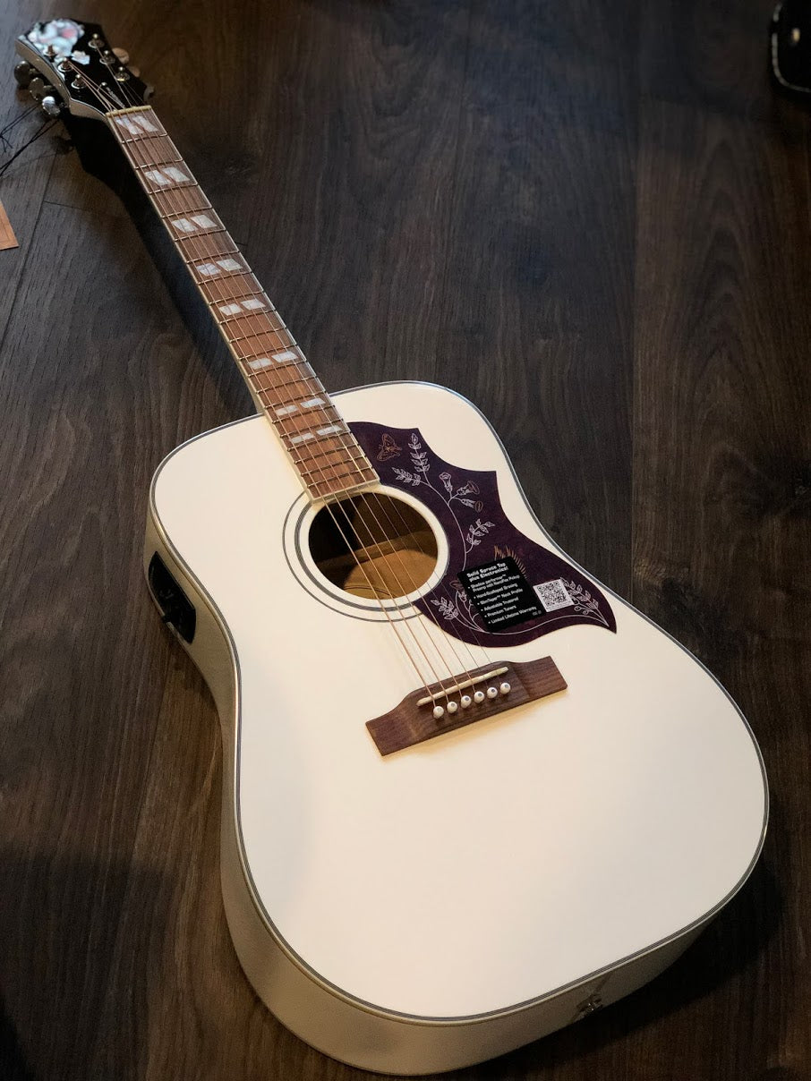 Epiphone Hummingbird Pro - Alpine White