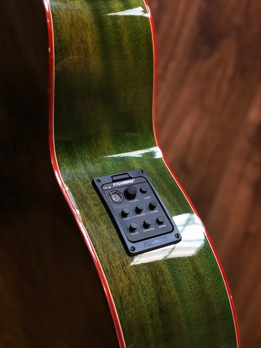 Galatasaray GT-GA10 Acoustic Electric in Transparent Green