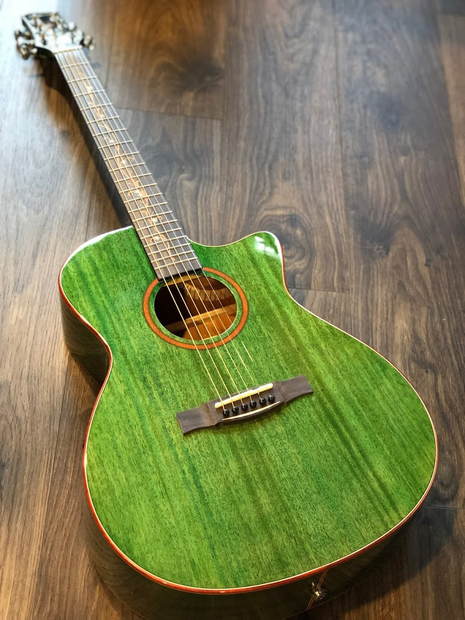 Galatasaray GT-GA10 Acoustic Electric in Transparent Green