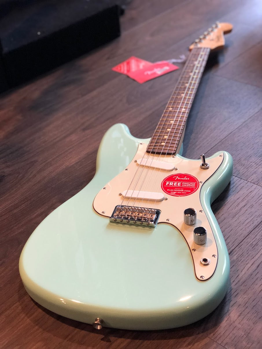 Fender Duo Sonic - Surf Green with Pau Ferro FB – nafiriguitar.com