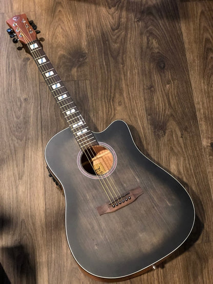 Chard WD68C acoustic electric in Black Satin with Fishman Presys