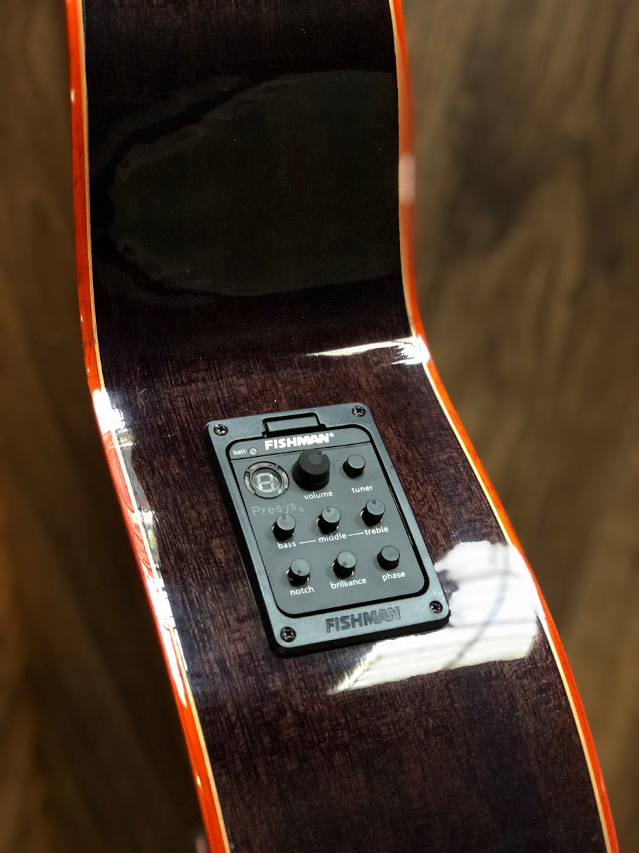 Galatasaray GT-GA10 Acoustic Electric in Transparent Black