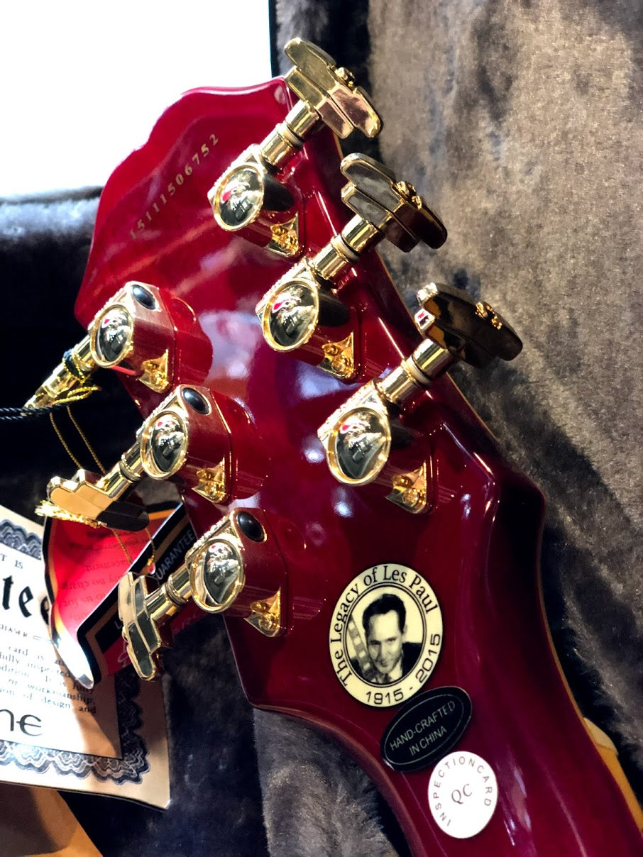 Epiphone Les Paul Custom 100th Anniversary Outfit - Cherry