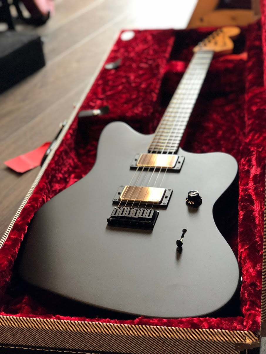 Fender Jim Root Jazzmaster - Flat Black with Ebony Fingerboard