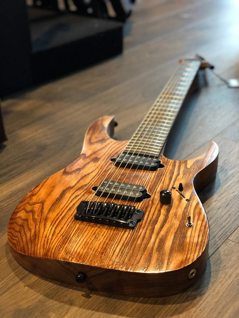 Ibanez RGIXL7 Iron Label 7-String in Antique Brown – nafiriguitar.com