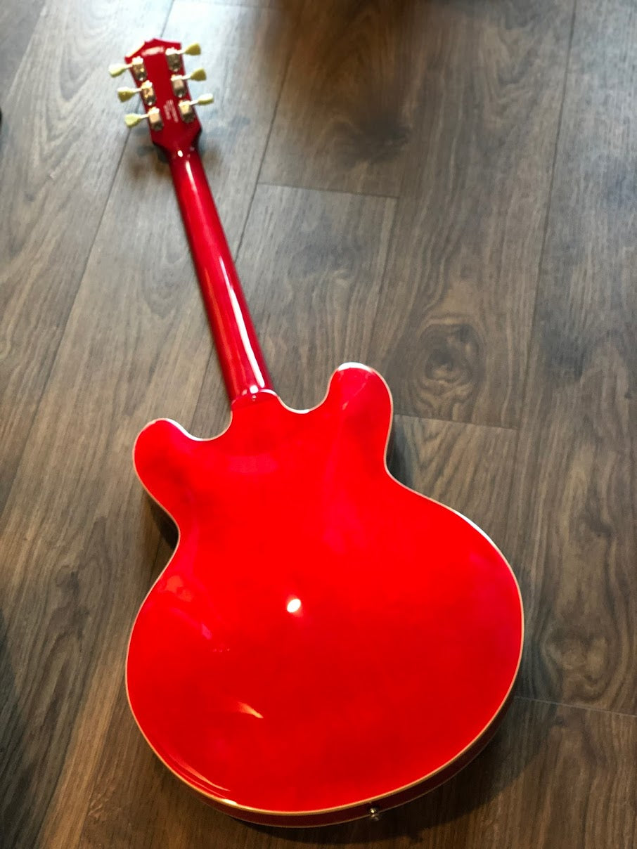 Cort Source CR ใน Cherry Red Semi Hollow