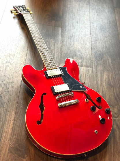 Cort Source CR in Cherry Red Semi Hollow
