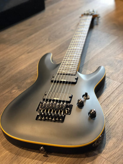 Schecter DEMON-7 FR in Aged Satin Black