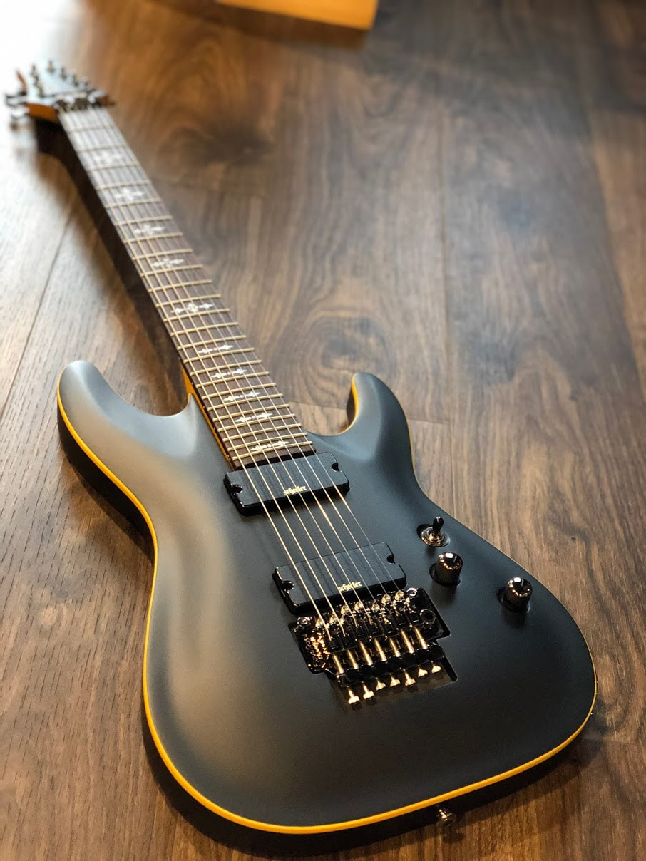 Schecter DEMON-7 FR in Aged Satin Black