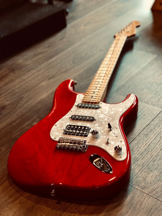 Tokai AST-154SH SEB Modern Goldstar Sound in Seethru Red