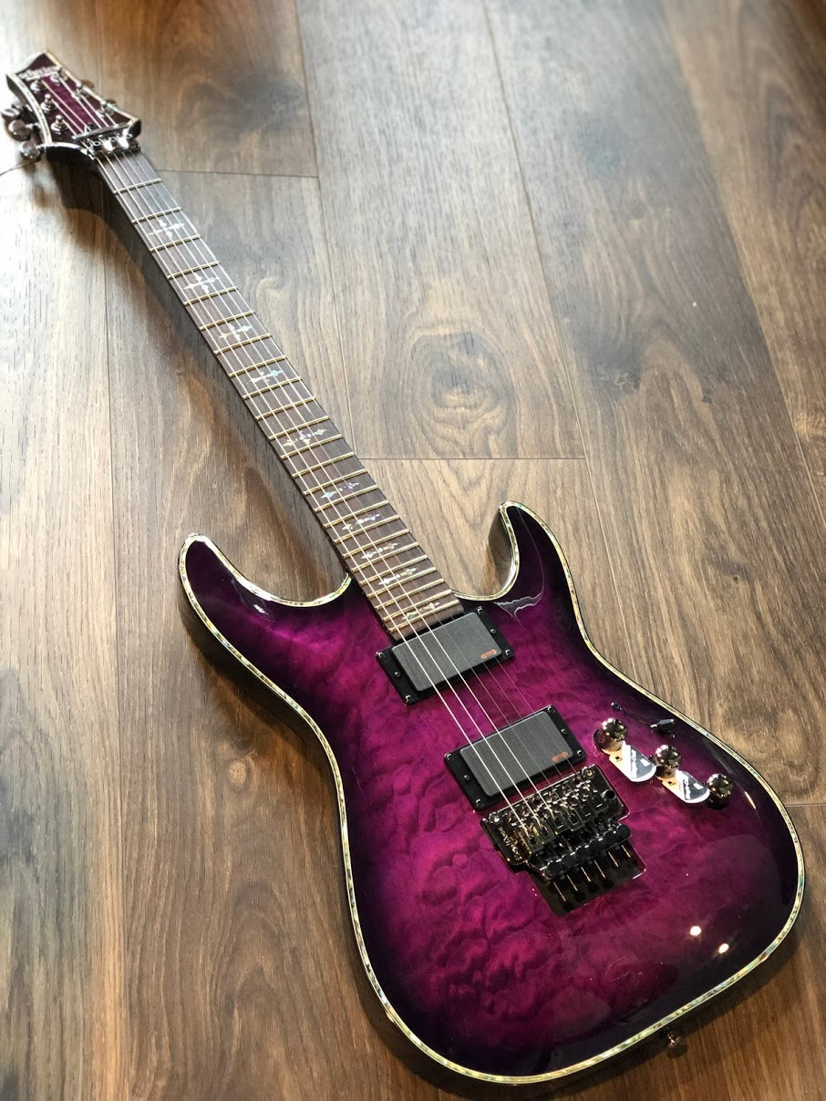 Schecter hellraiser deals trans purple burst