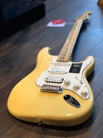 Fender Player Series Stratocaster HSS สี Buttercream และ Maple FB
