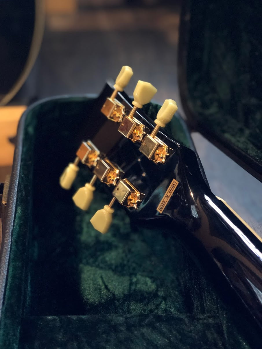 Tokai ES-73 Dual Cutaway Semi Hollow in Black Beauty Traditional Series