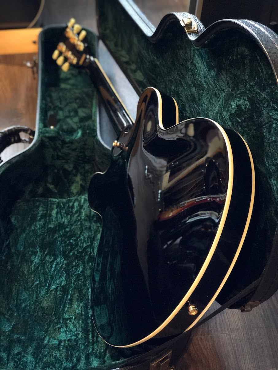 Tokai ES-73 Dual Cutaway Semi Hollow in Black Beauty Traditional Series