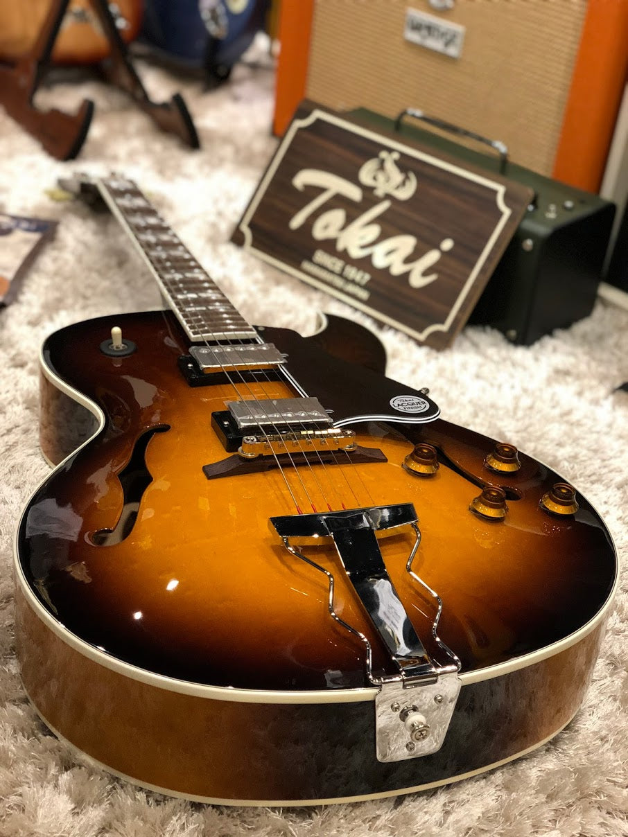 Tokai FA-245 Full Hollow in Vintage Sunburst Premium Series