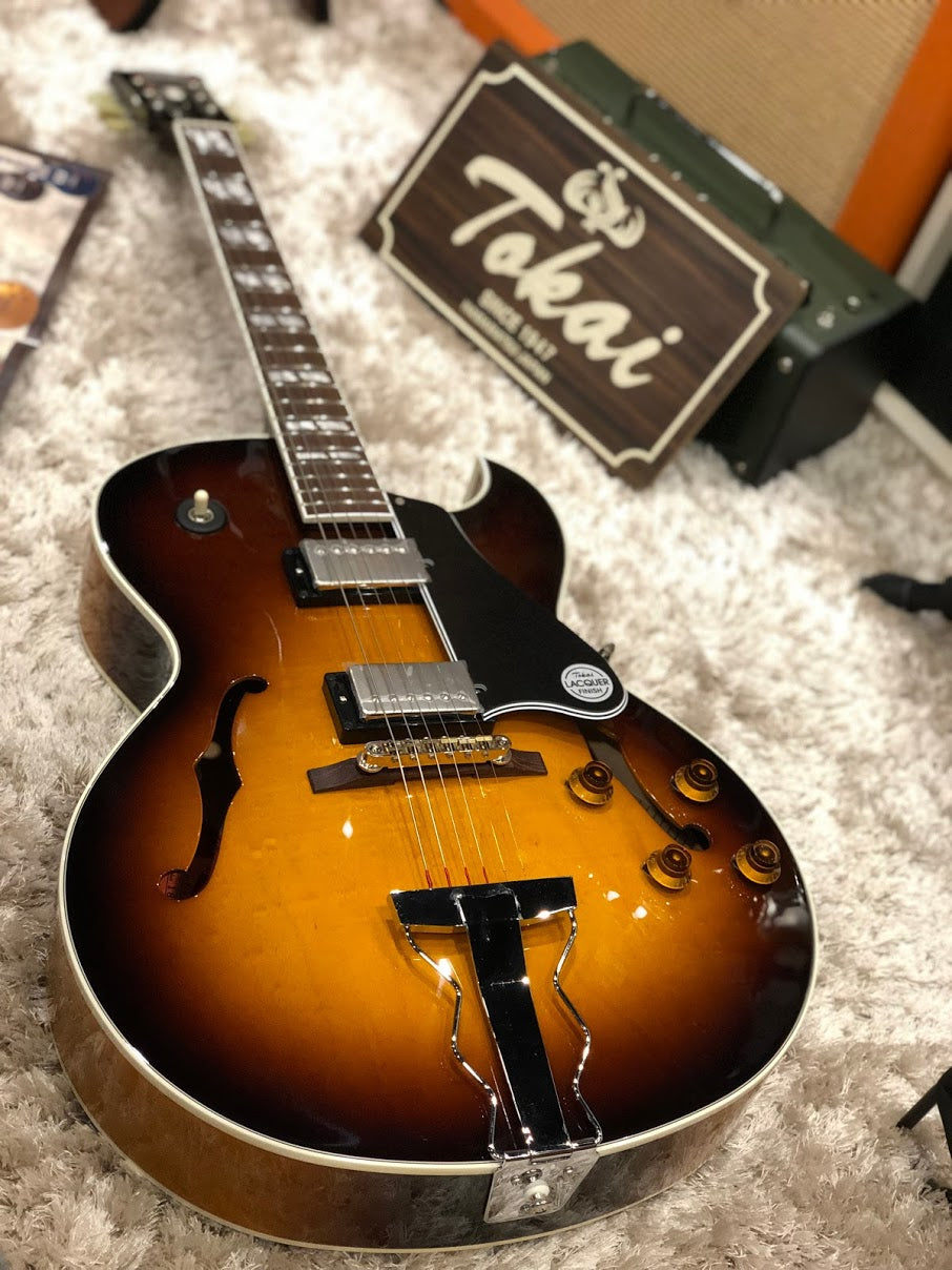 Tokai FA-245 Full Hollow in Vintage Sunburst Premium Series