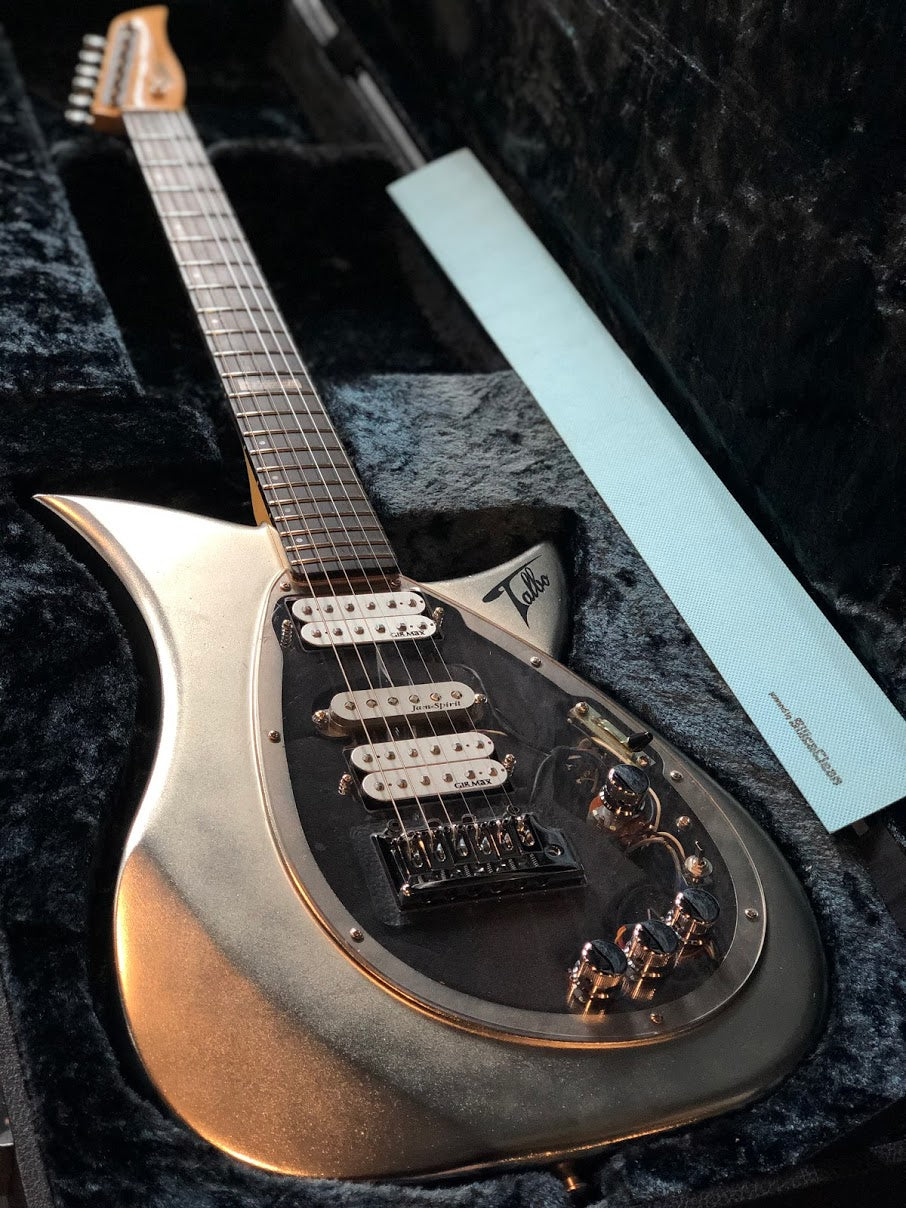 Tokai Talbo Blazing Fire 50th Anniversary in Silver Custom Shop