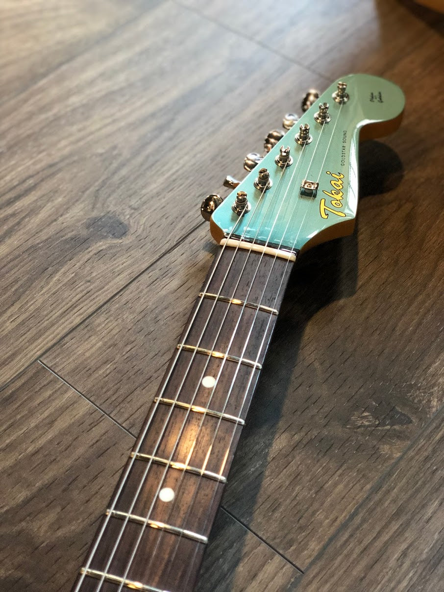 Tokai TST-96 OTM/R Goldstar Sound Japan in Ocean Turquoise Metallic with Matching Headstock