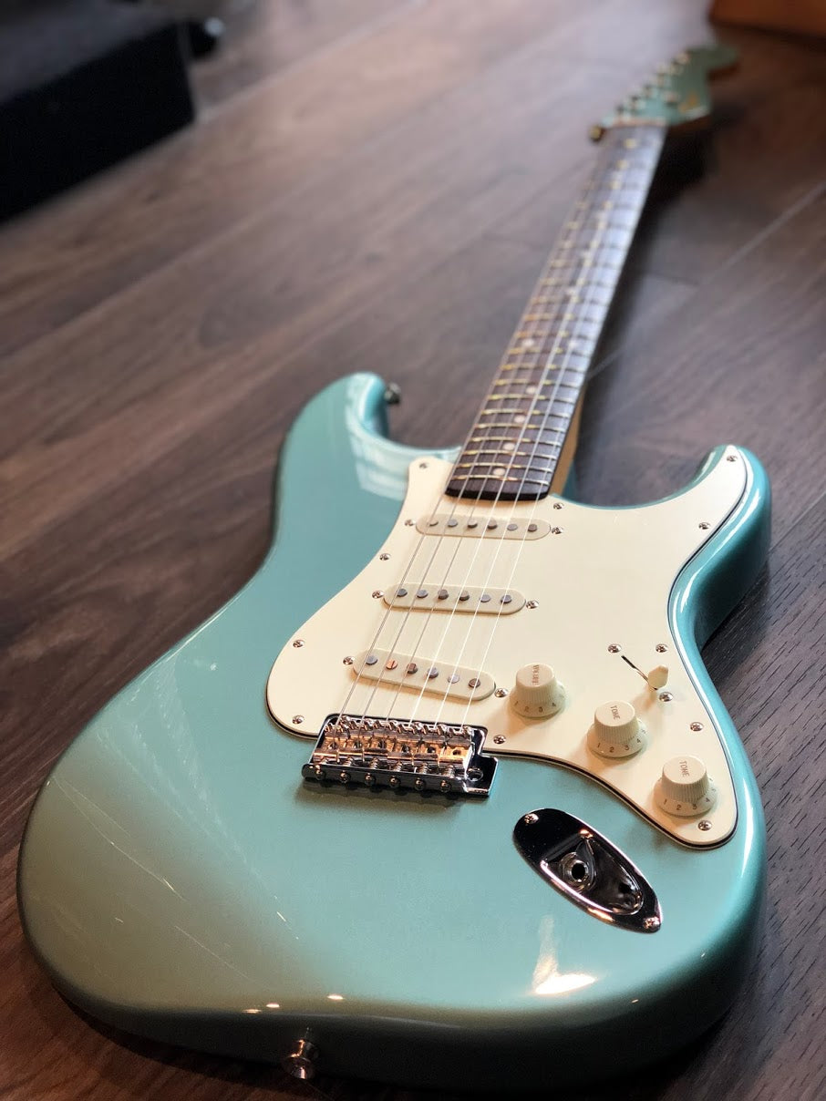 Tokai TST-96 OTM/R Goldstar Sound Japan in Ocean Turquoise Metallic with Matching Headstock