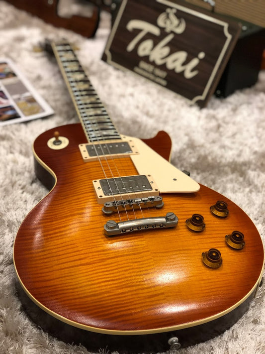 Tokai Love Rock LS-212F in Classic Honeyburst VOS With Relic hardware